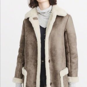 Abercrombie & Fitch Faux Shearling Jacket!